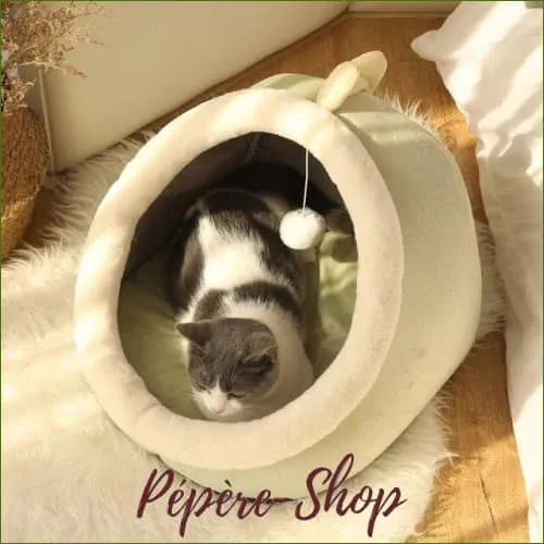 Panier décoratif pour chats - confort chic et repos tout doux