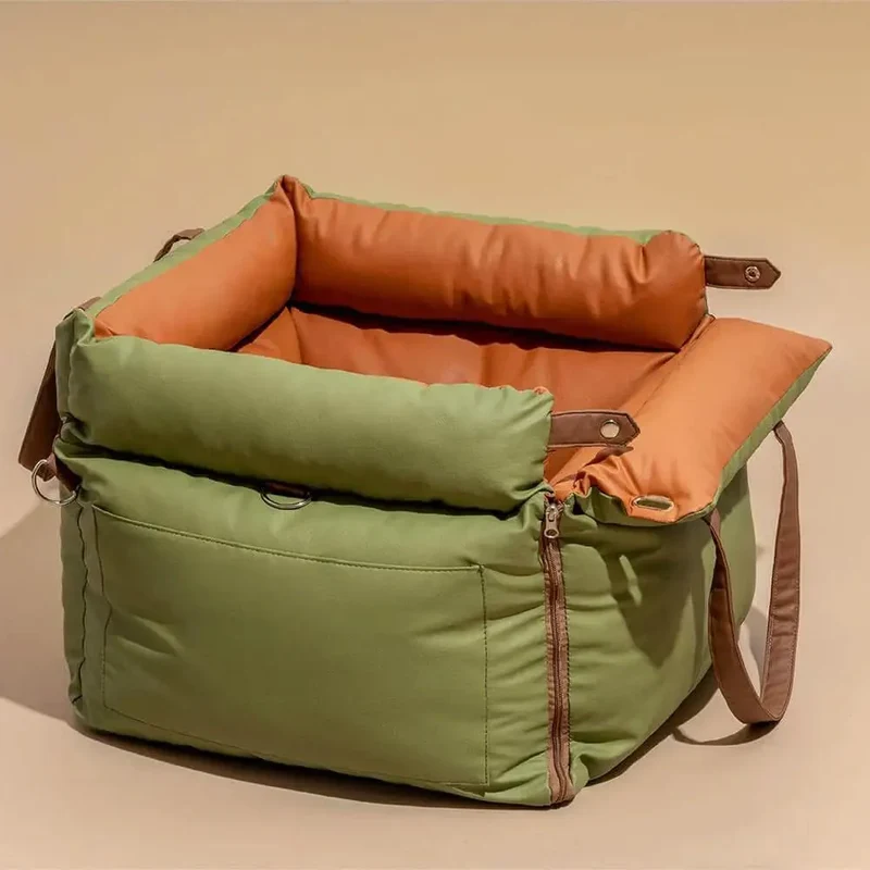 Panier Voiture Luxe Similicuir Gros Chien