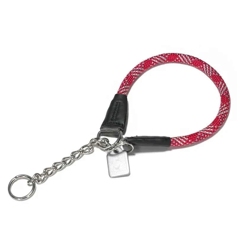 Collier Martingale Corde Rouge Gros Chien