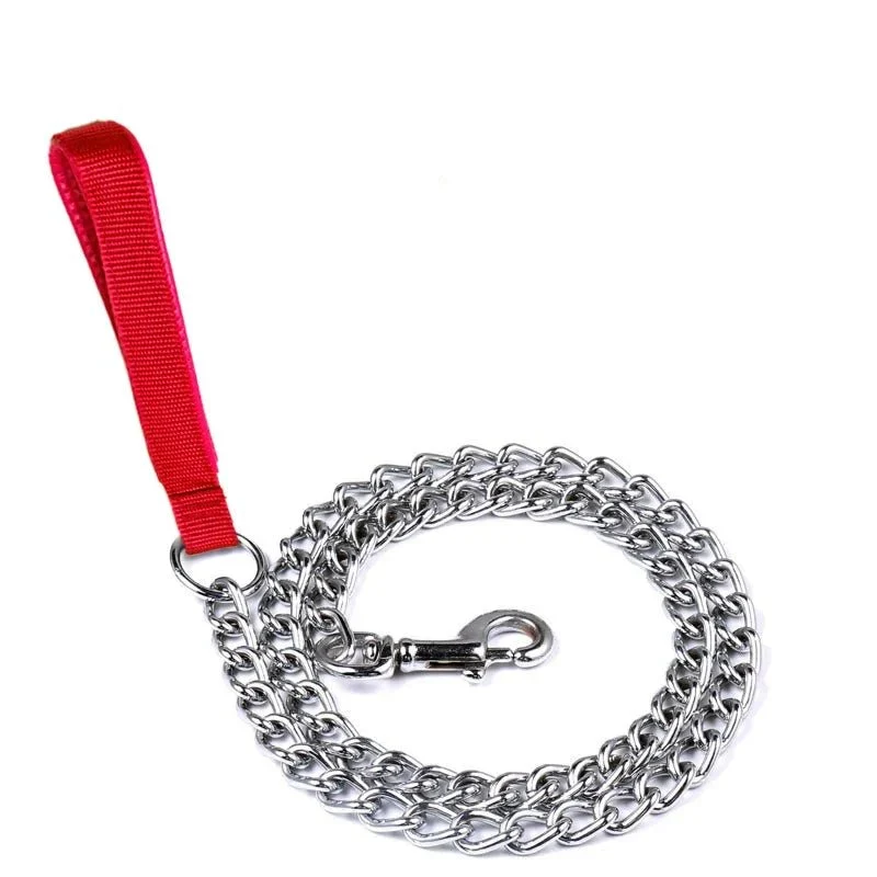 Laisse Acier Gainé 120cm Gros Chien Pro