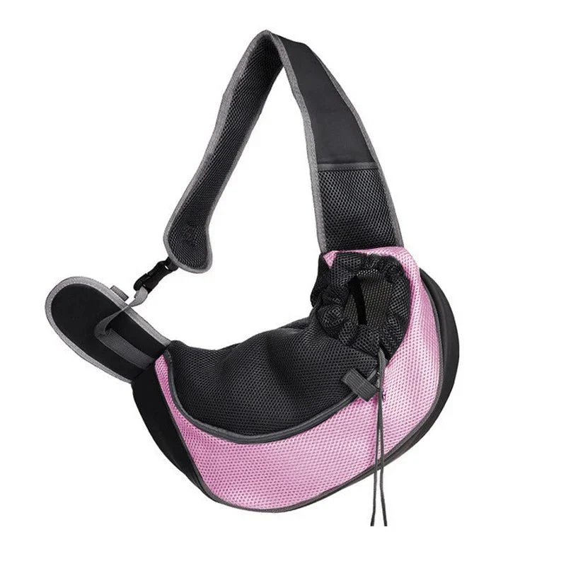 Sacoche Ventrale Transport Petit Chien Respirante