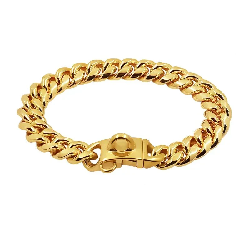 Collier Chaîne Acier Inoxydable Pitbull Mastiff