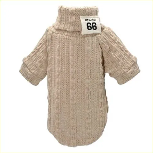 Pull décontracté en coton tricoté pour petit chien