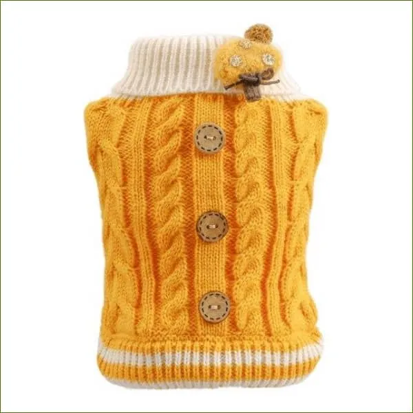 Pull chaud et doux d'hiver en coton et polyester pour petit chien