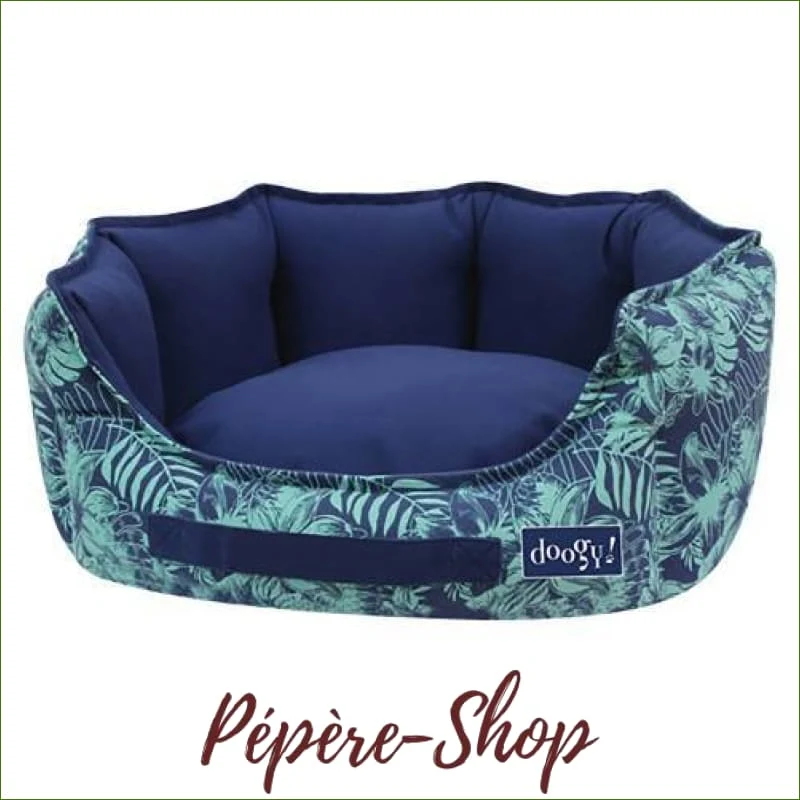 Panier bleu, stylé et confortable pour chien
