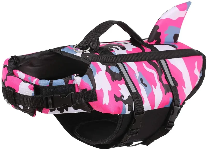 Gilet Sauvetage Aileron Requin Gros Chien