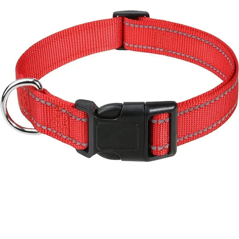 Collier Nylon Réglable Chiot 12 Coloris