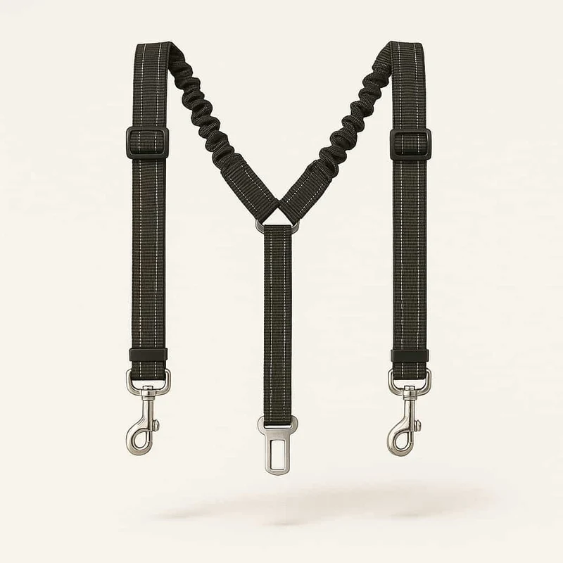 Ceinture Sécurité Double Voiture Gros Chien