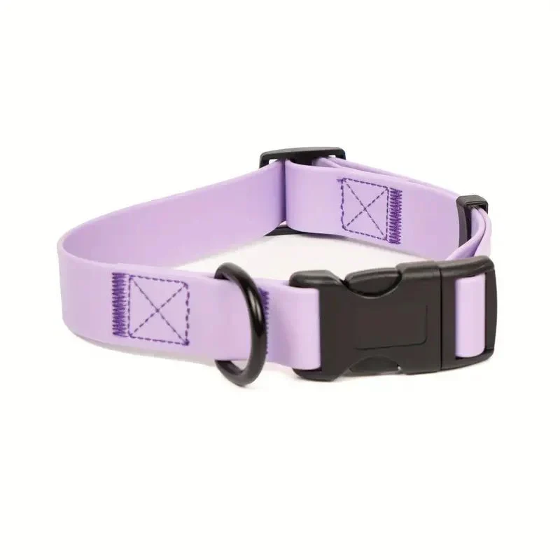 Collier Violet Réglable Imperméable Gros Chien