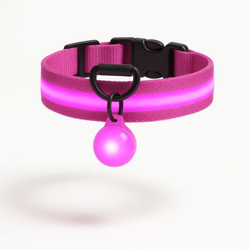 Collier Lumineux Rechargeable USB Gros Chien