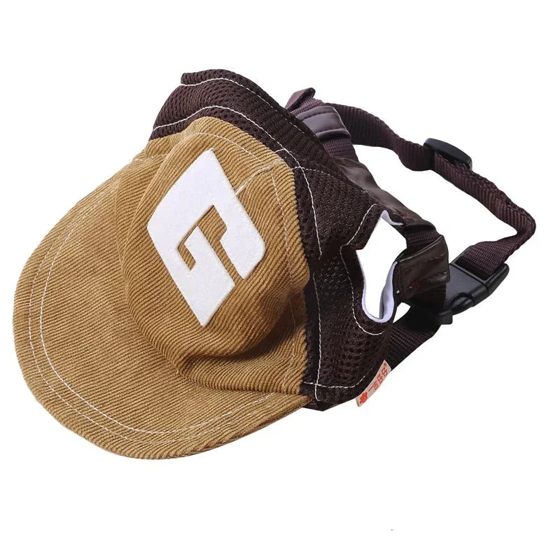 Casquette Protection Solaire Chien Ajustable