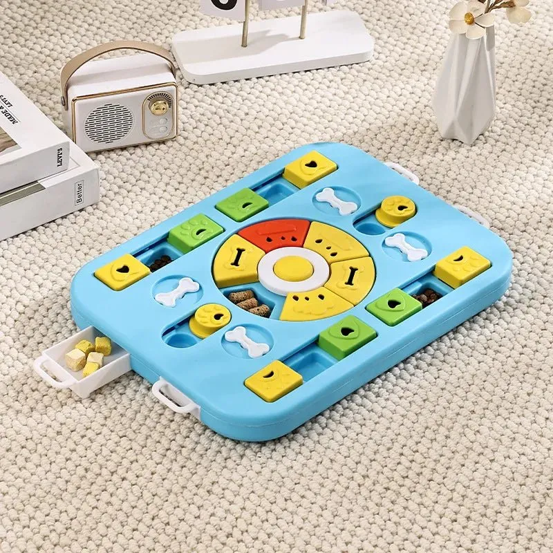 Puzzle Interactif Mangeoire Lente Gros Chien