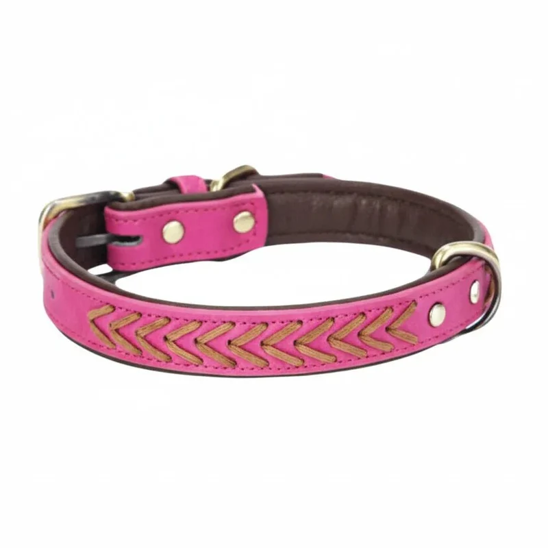 Collier Cuir Tressé Réglable Molosse