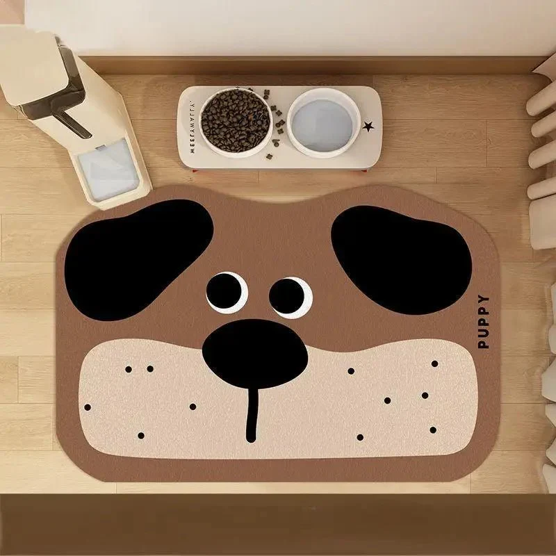 Tapis Gamelle Antidérapant Design Gros Chien