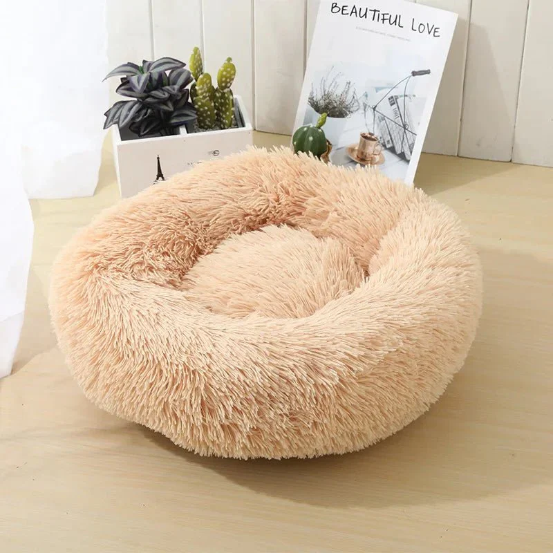 Panier Donut Beige Gros Chien Cocon