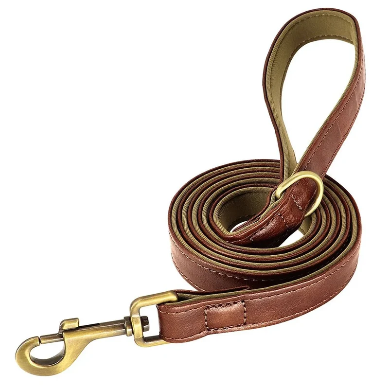 Laisse Cuir Souple Chiot Molosse