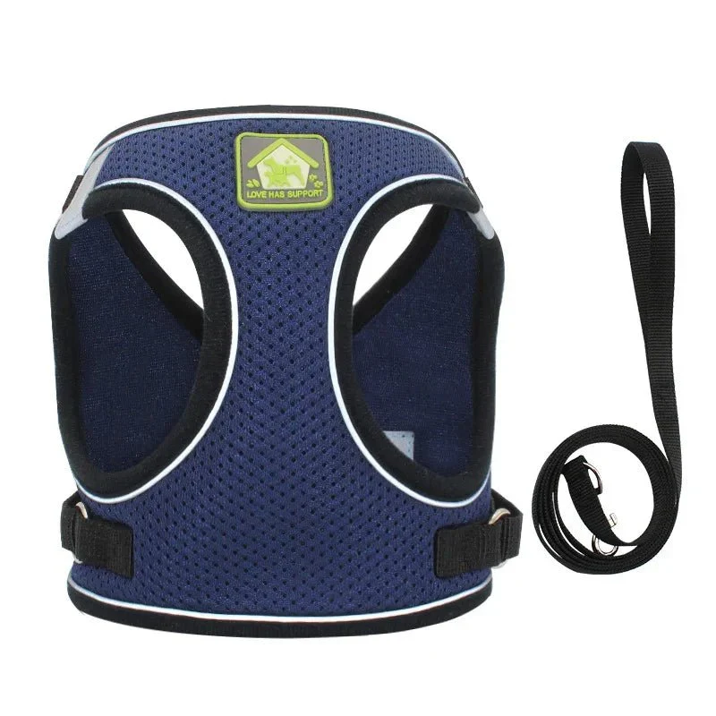 Harnais Petit Chien 4kg Réglable Respirant