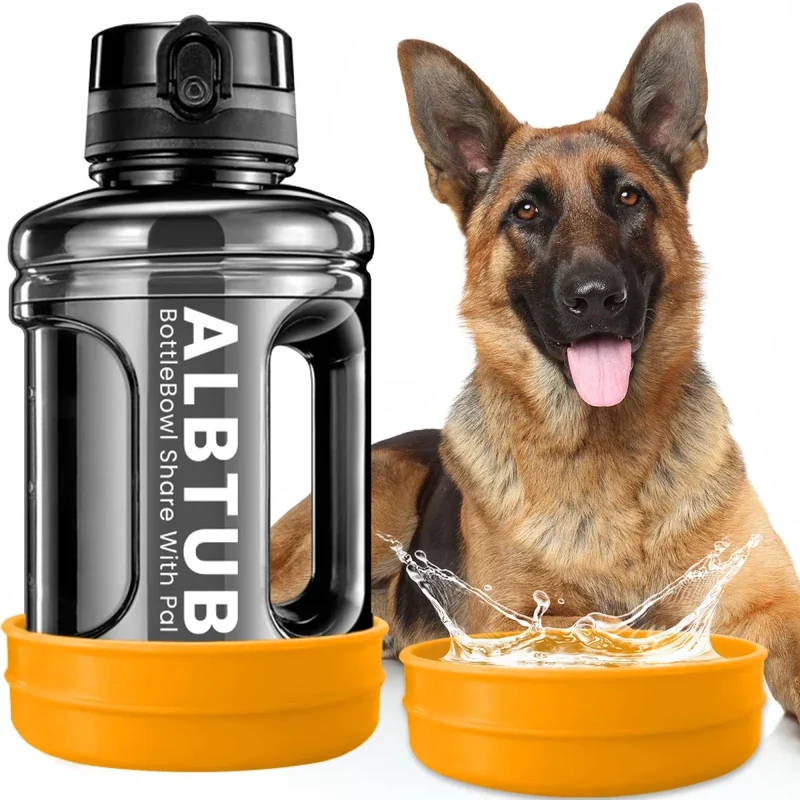 Gourde Gamelle Voyage Gros Chien 2,5L