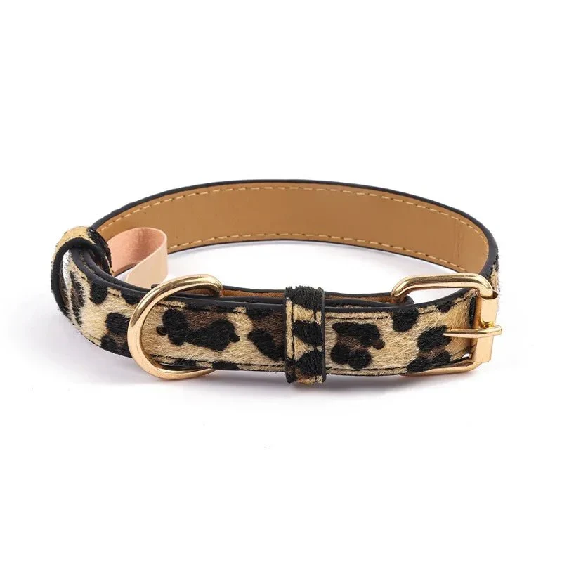 Collier Réglable Motif Léopard Serpent