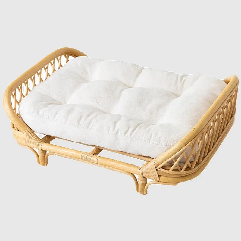 Panier Rotin Naturel Design Chien