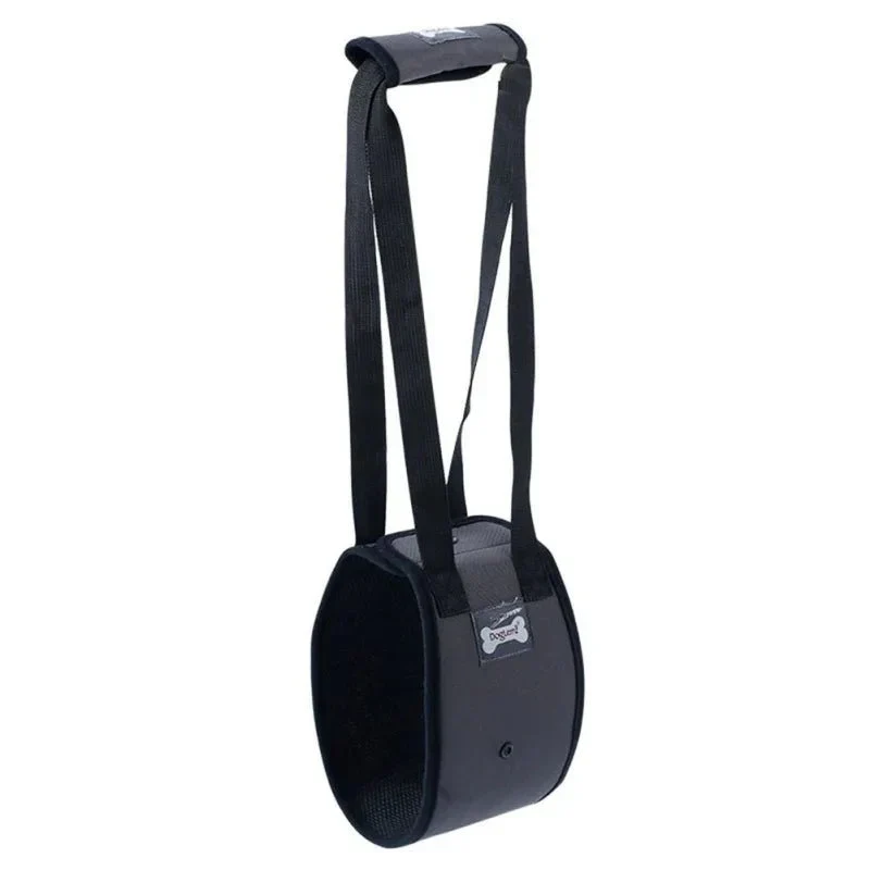 Harnais Maintien Anti-Stress Chien Noir Bleu