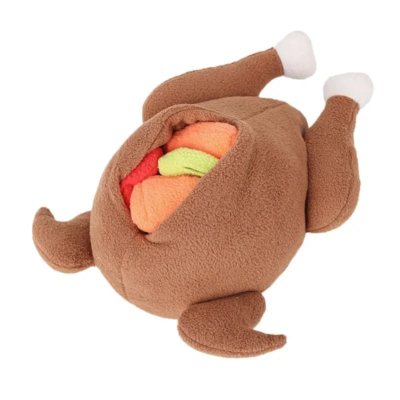 Dinde Peluche Fouille Stimulation Mentale Chien