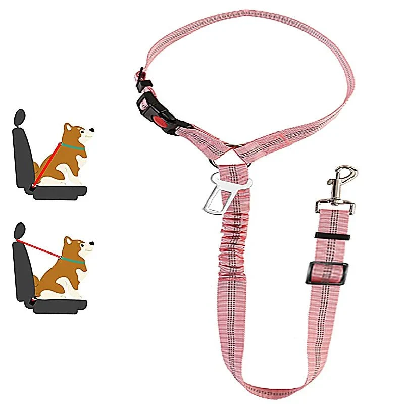 Ceinture Sécurité 3-en-1 Voiture Gros Chien