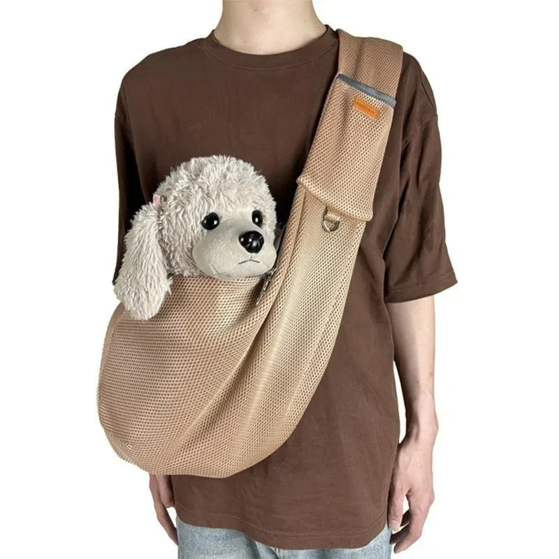 Sac Bandoulière Transport Chien 6 Couleurs