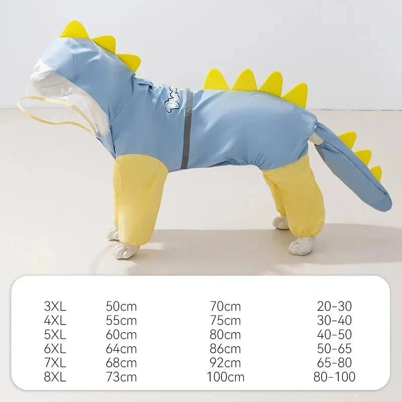 K-Way Imperméable Dinosaure Gros Chien