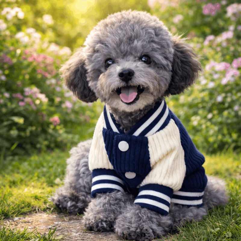 Manteau Baseball Confortable Petit Chien
