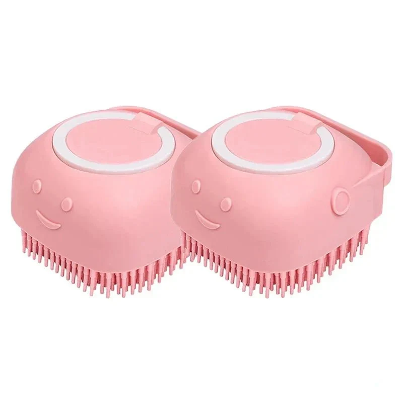 Brosse Lavage Silicone Massage Chien