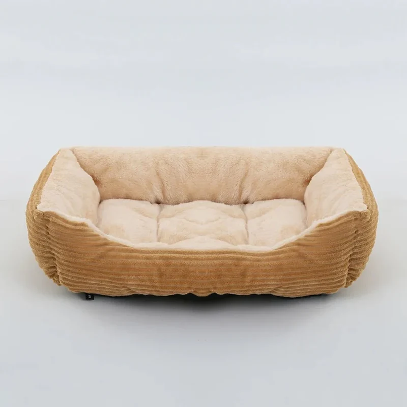 Panier Orthopédique XXL Velours Beige Molosse