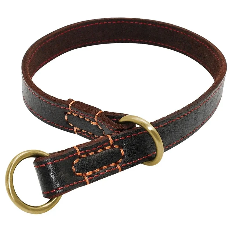 Collier Étrangleur Cuir Gros Chien Dressage