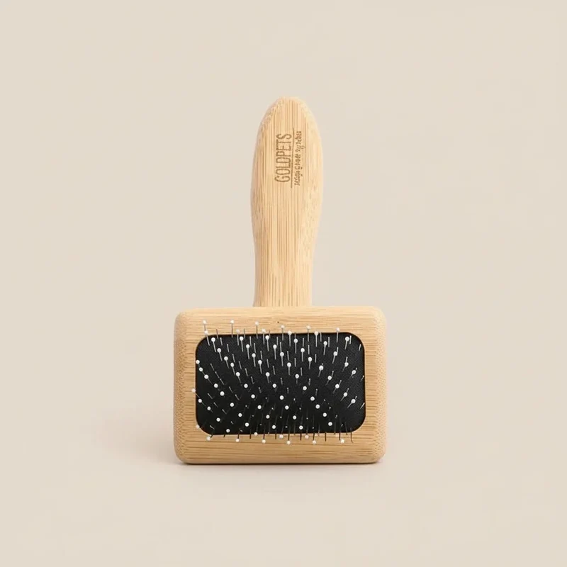 Brosse Pneumatique Bois Bambou Gros Chien