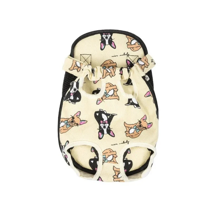 Sac Ventral Chien à Motifs Variés
