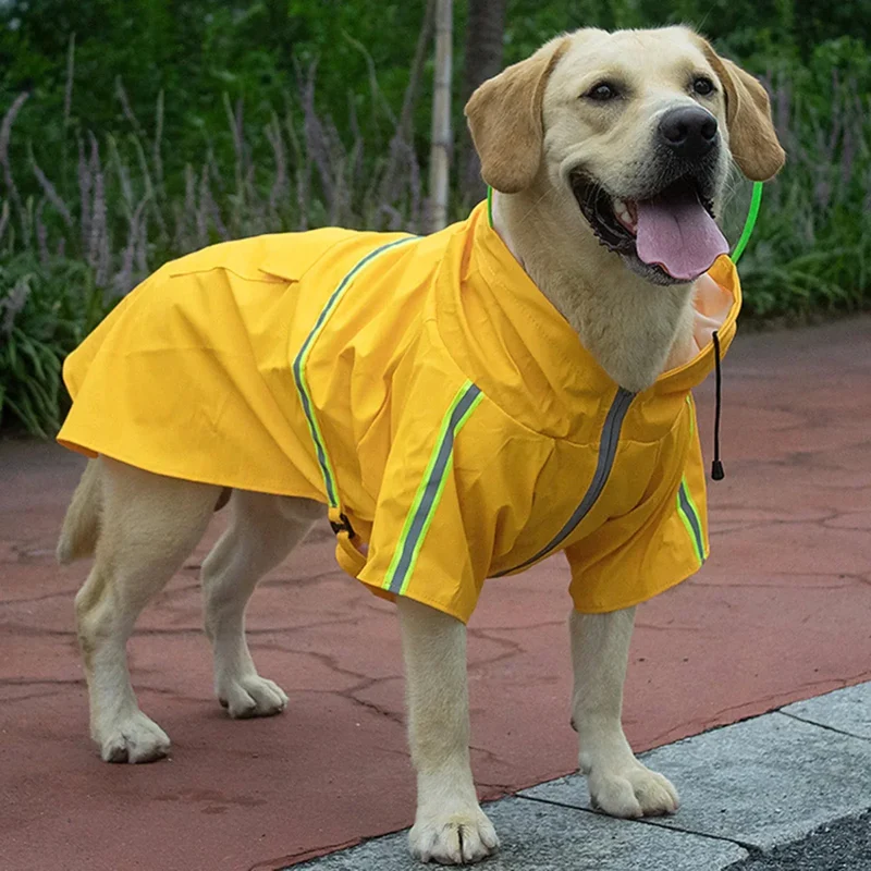 Imperméable Jaune Voyant Gros Chien 5XL