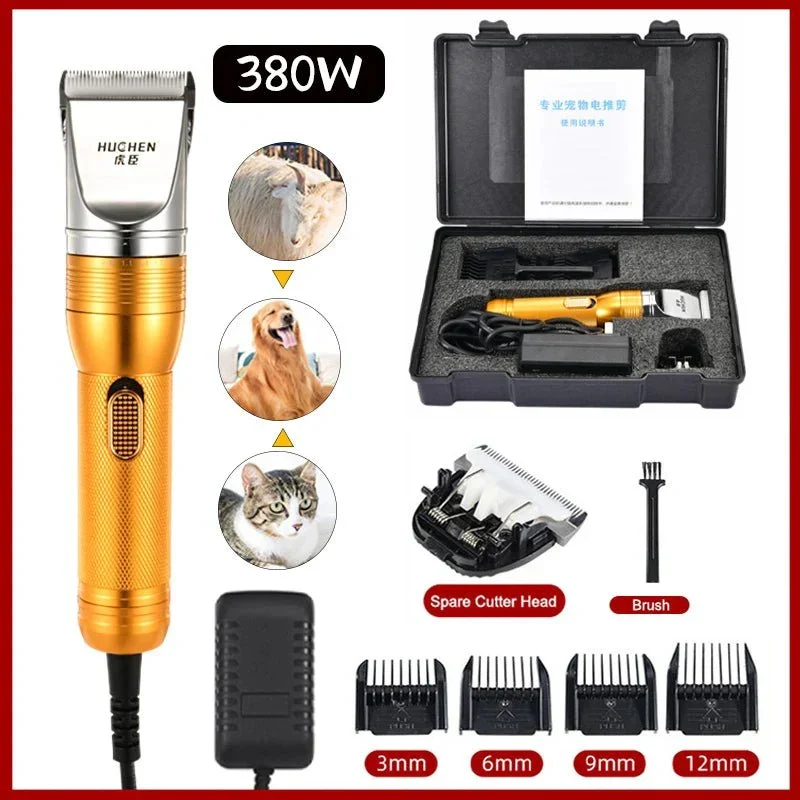 Tondeuse Professionnelle 380W Poils Longs Chien