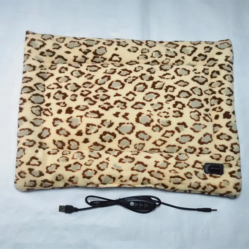 Tapis Chauffant Léopard USB Chien
