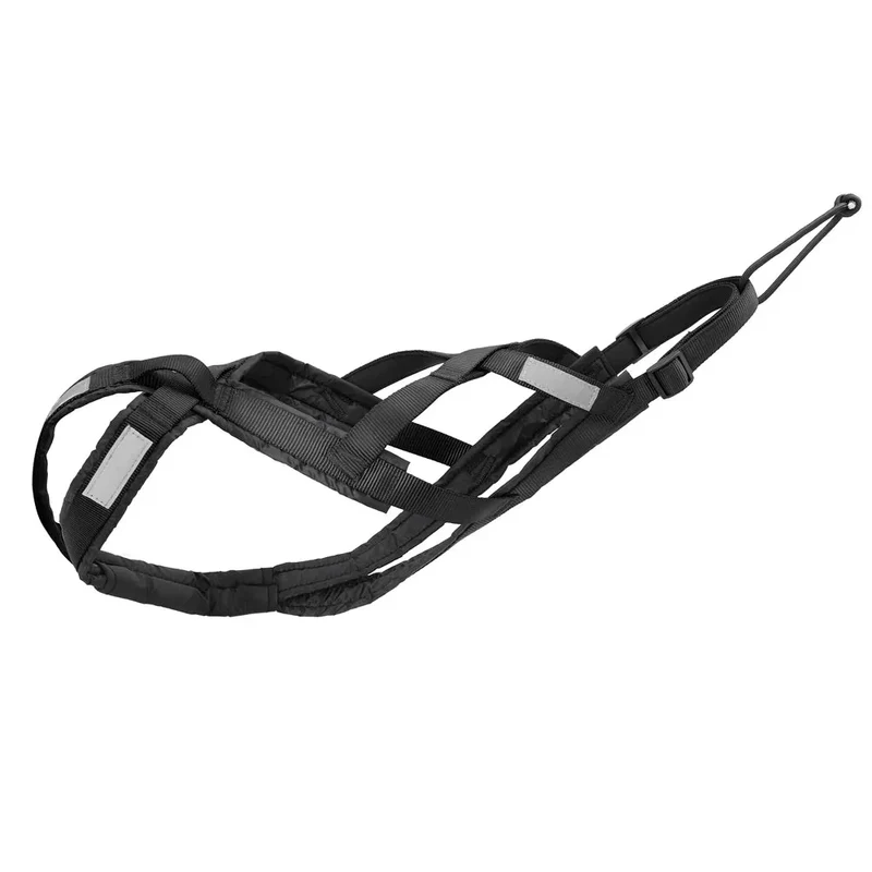 Harnais Canicross Traction Sport Chien Noir