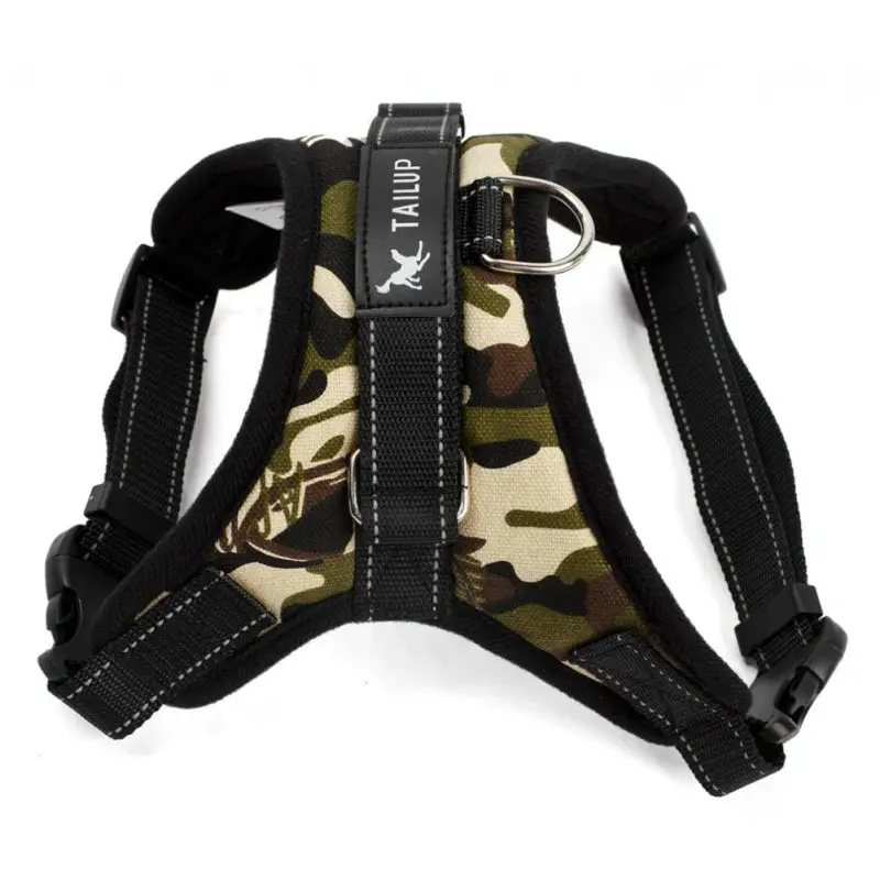 Harnais Tactique Camouflage Pour Chien