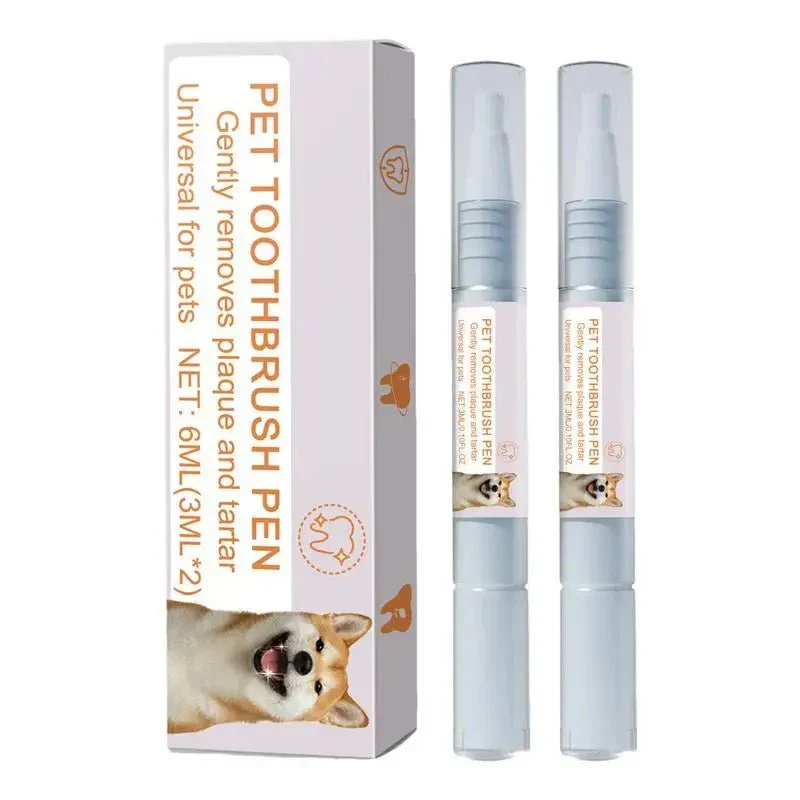 Stylo Brosse Dents Chien Lot 2