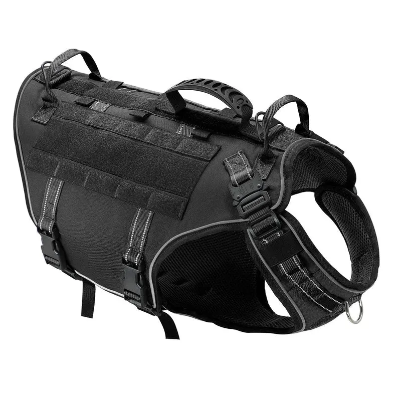 Harnais Tactique Nylon Réglable Grand Chien