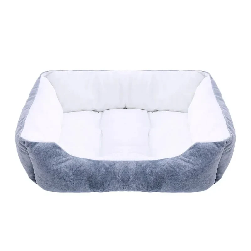 Panier Orthopédique Blanc Gris Gros Chien