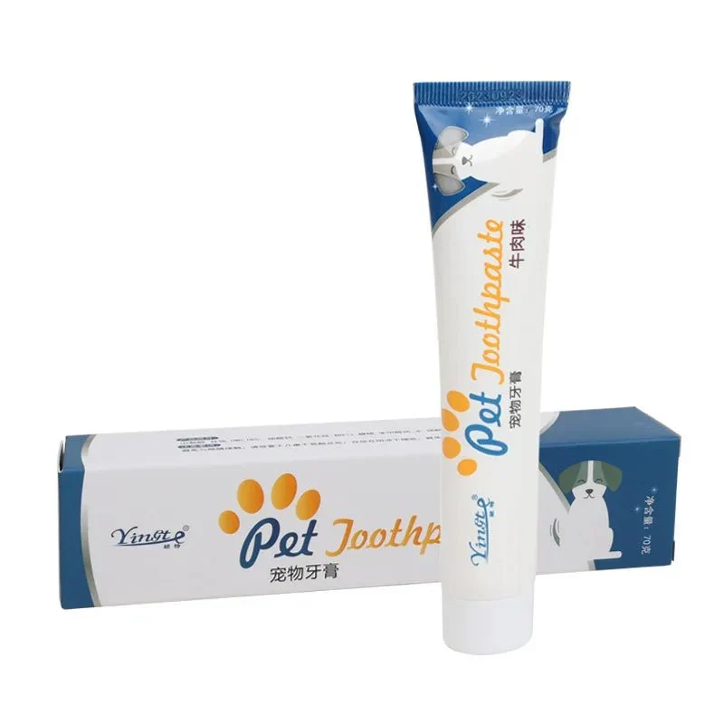 Kit Brosse Dentifrice Goût Boeuf Gros Chien