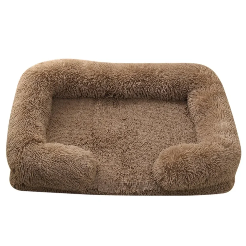 Panier Orthopédique Oreiller Grand Chien Brun
