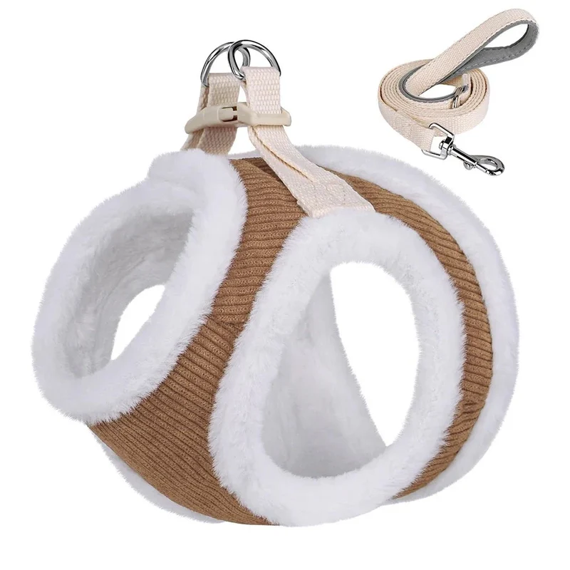 Harnais Hiver Petit Chien Laisse Incluse