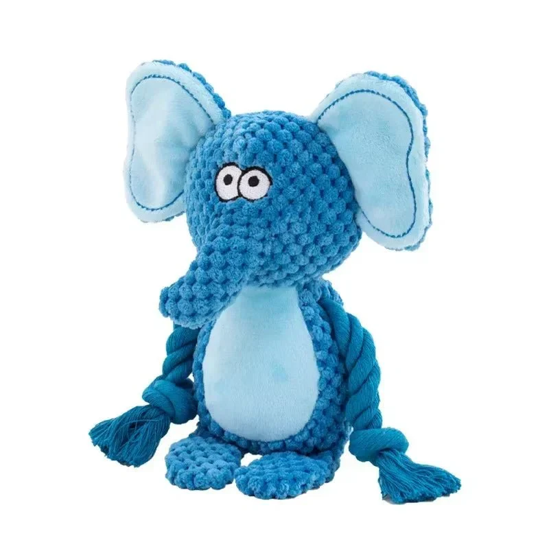 Peluche Éléphant Sonore Jouet Gros Chien