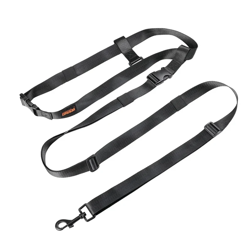 Laisse Ceinture Canicross Mains Libres Gros Chien