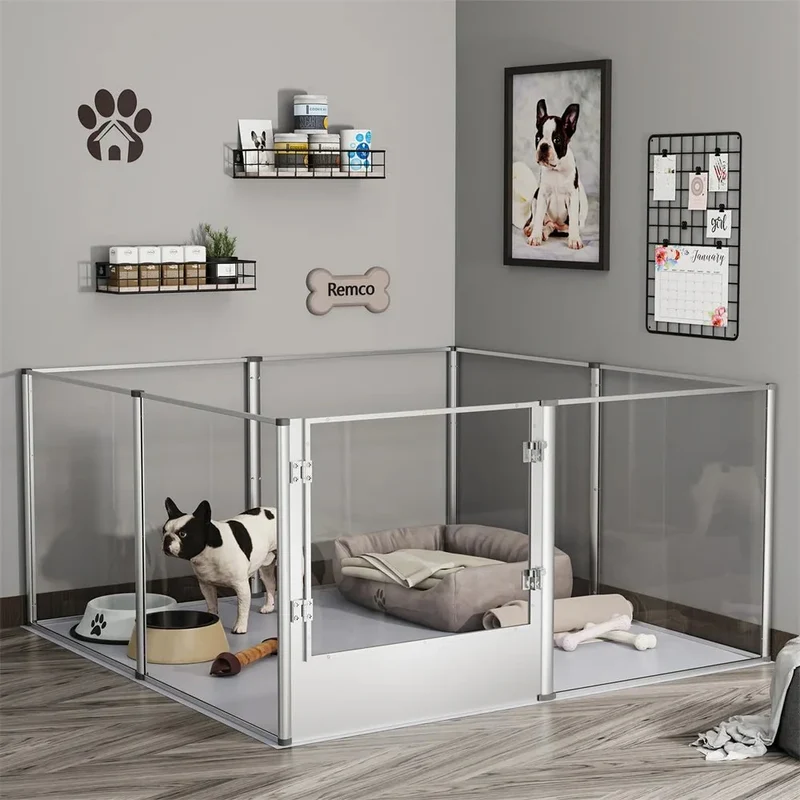 Cage Design Acrylique Transparent Chien