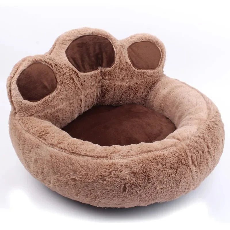 Panier Velours Motif Patte Gros Chien 4 Tailles